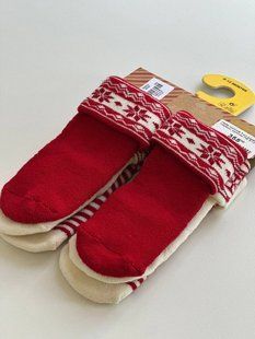 Набір носочків 3 шт різдвяні (червоні, молочні) ПМ 6-12 5397343249490 фото